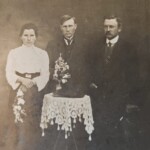Rudolf Lemke und Wanda Klause mit Trauzeugen