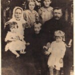 Ehepaar Johann Pydde - Karoline Wenserit; Kinder Olga, Emma, Ludwig, Natalie, Lydia