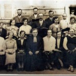 Sängerchor Janów mit Pastor Lucer ~ 1936